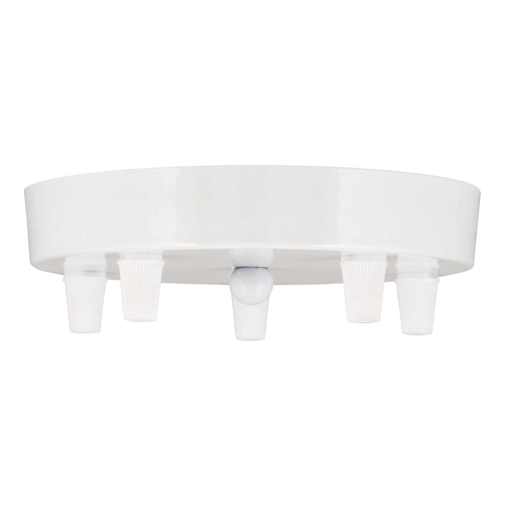 Ceiling Cup Metal White Multi-Cord 5