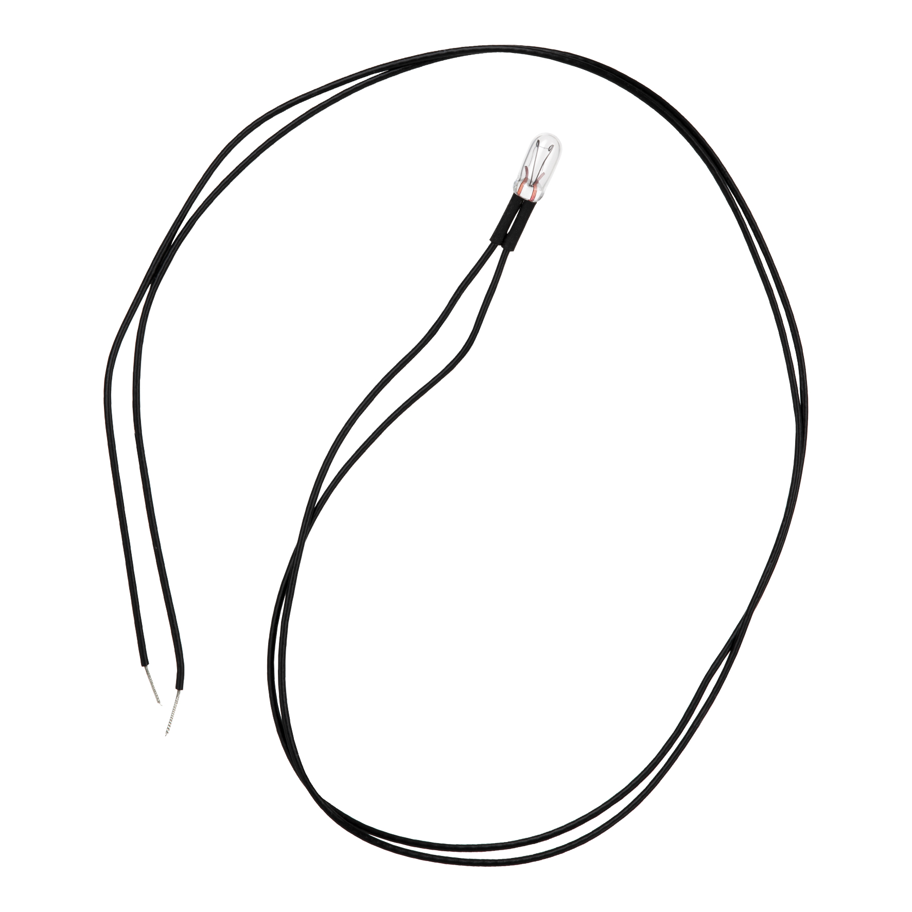 T1 WT 18v 26mA Clear with Black Cable 255mm/5
