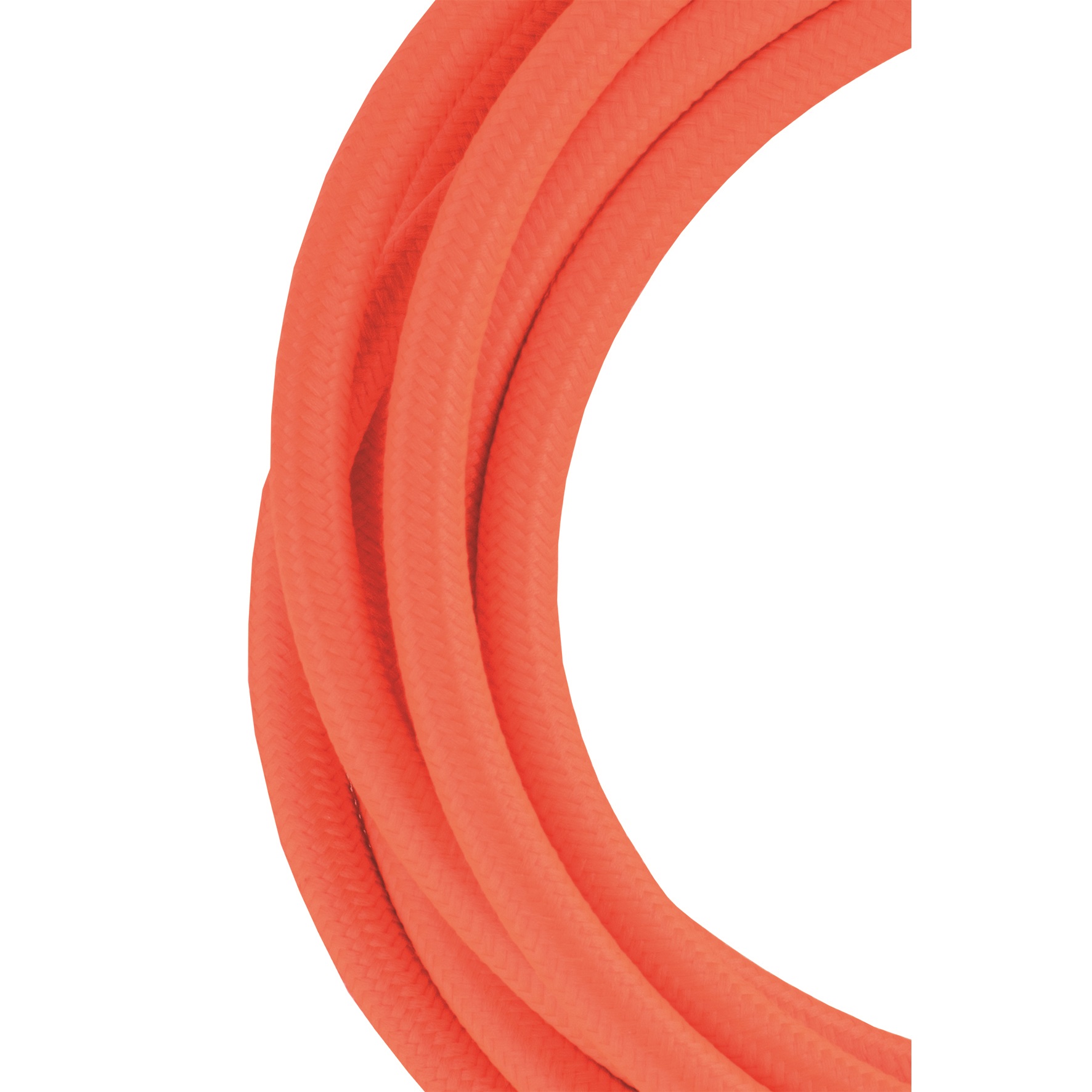Textile Cable 2C 3M Orange