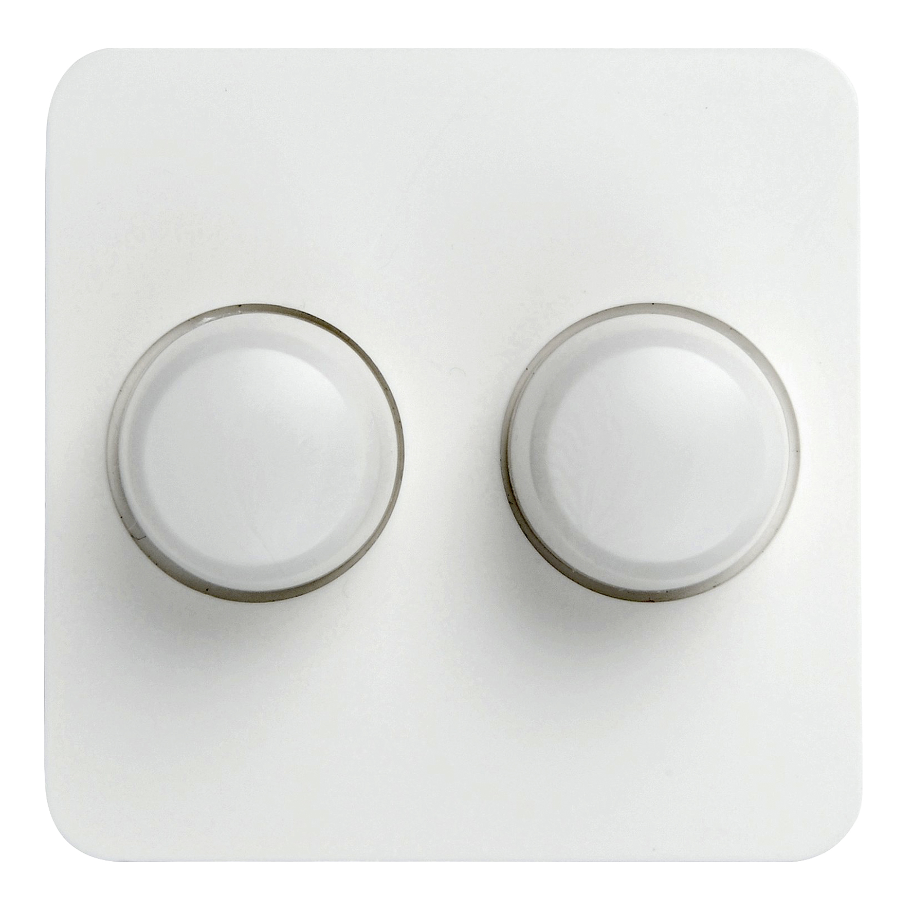 Tradim 03801 Cover+buttons (duo) Berker M2 White