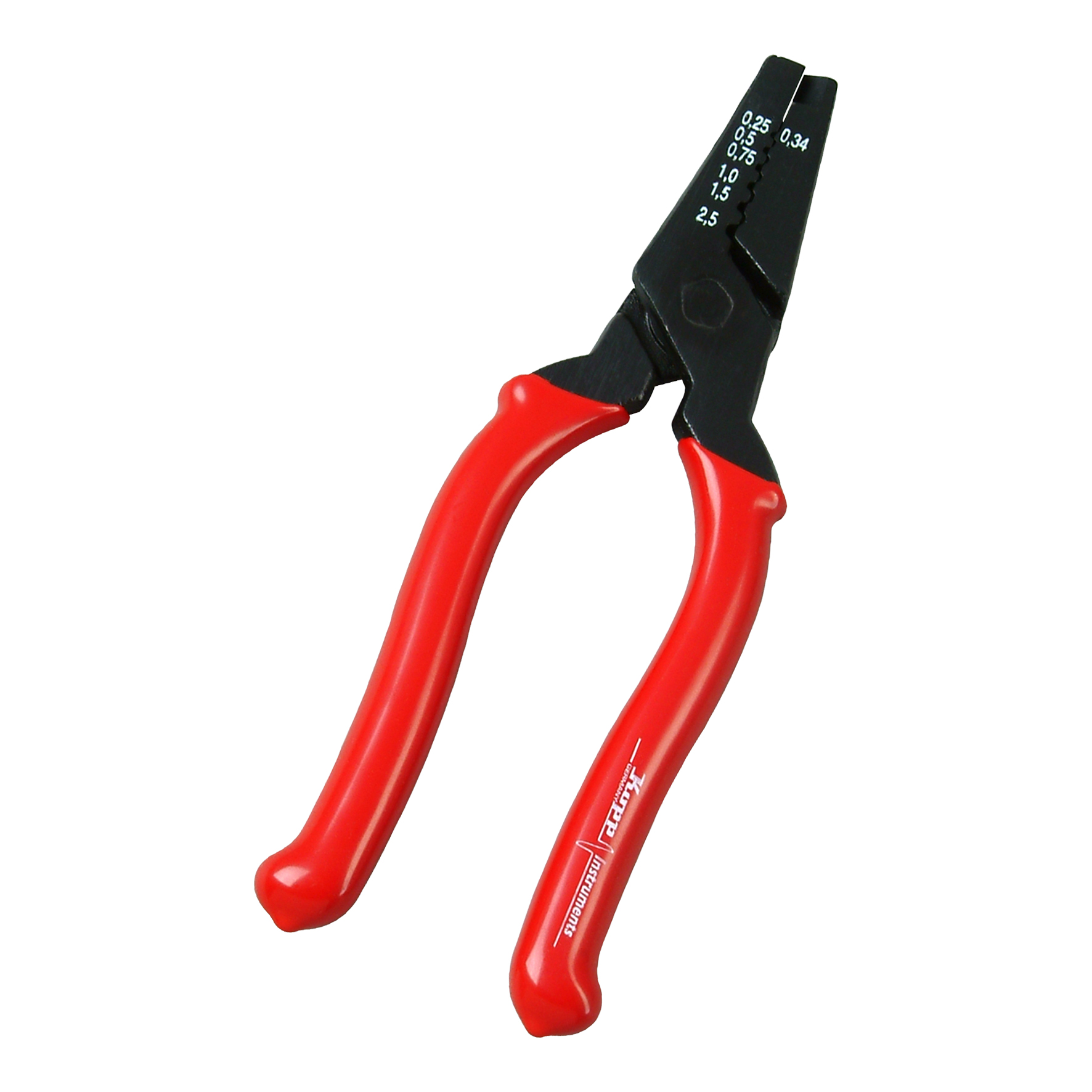Kopp 324801088 Crimping Pliers 0.5-2.5mm2 Black/Red
