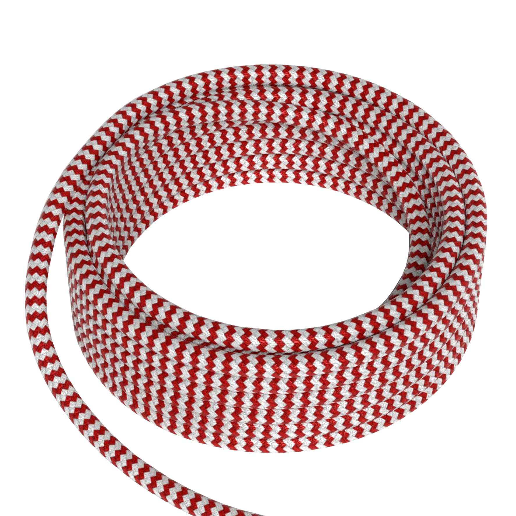 Textile Cable 2C Red/White 1.5M