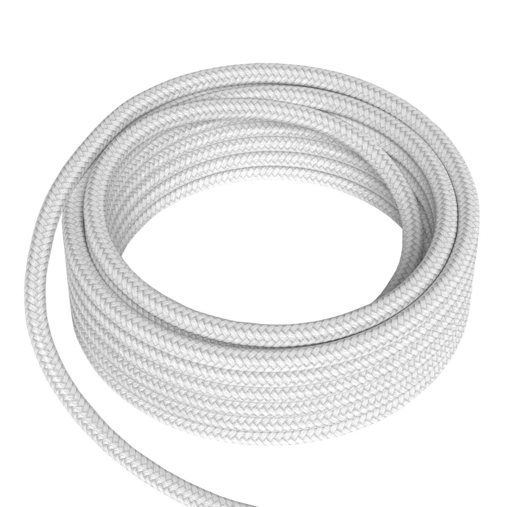 Textile Cable 2C White 1.5M