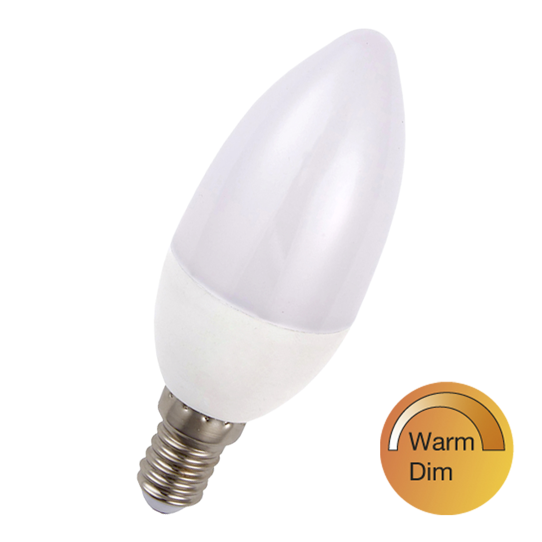 LED C37 E14 WarmDim 4W (25W) 250lm 927-920 FR