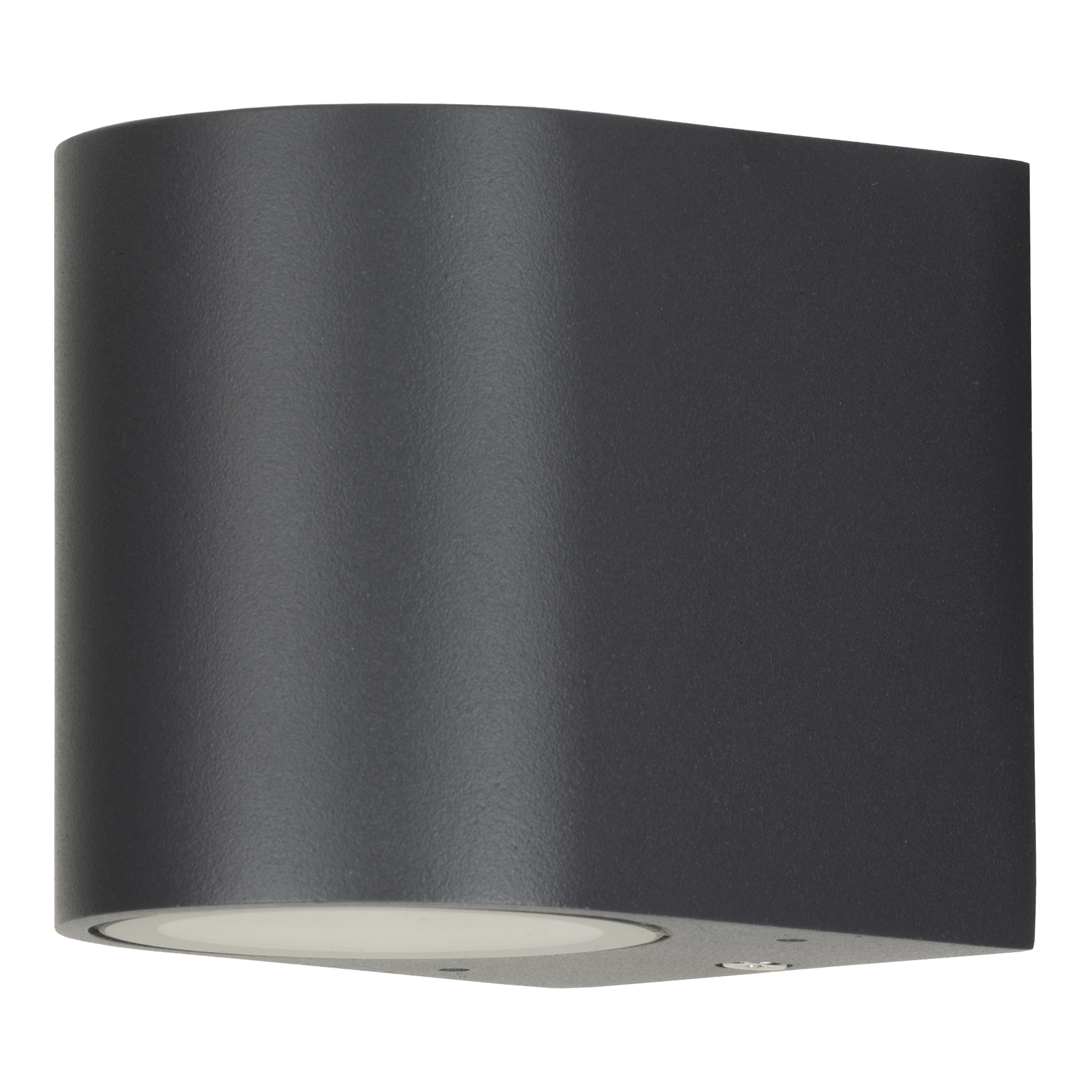 Wall Lamp Outdoor 1x GU10 Anthracite D-shape IP44
