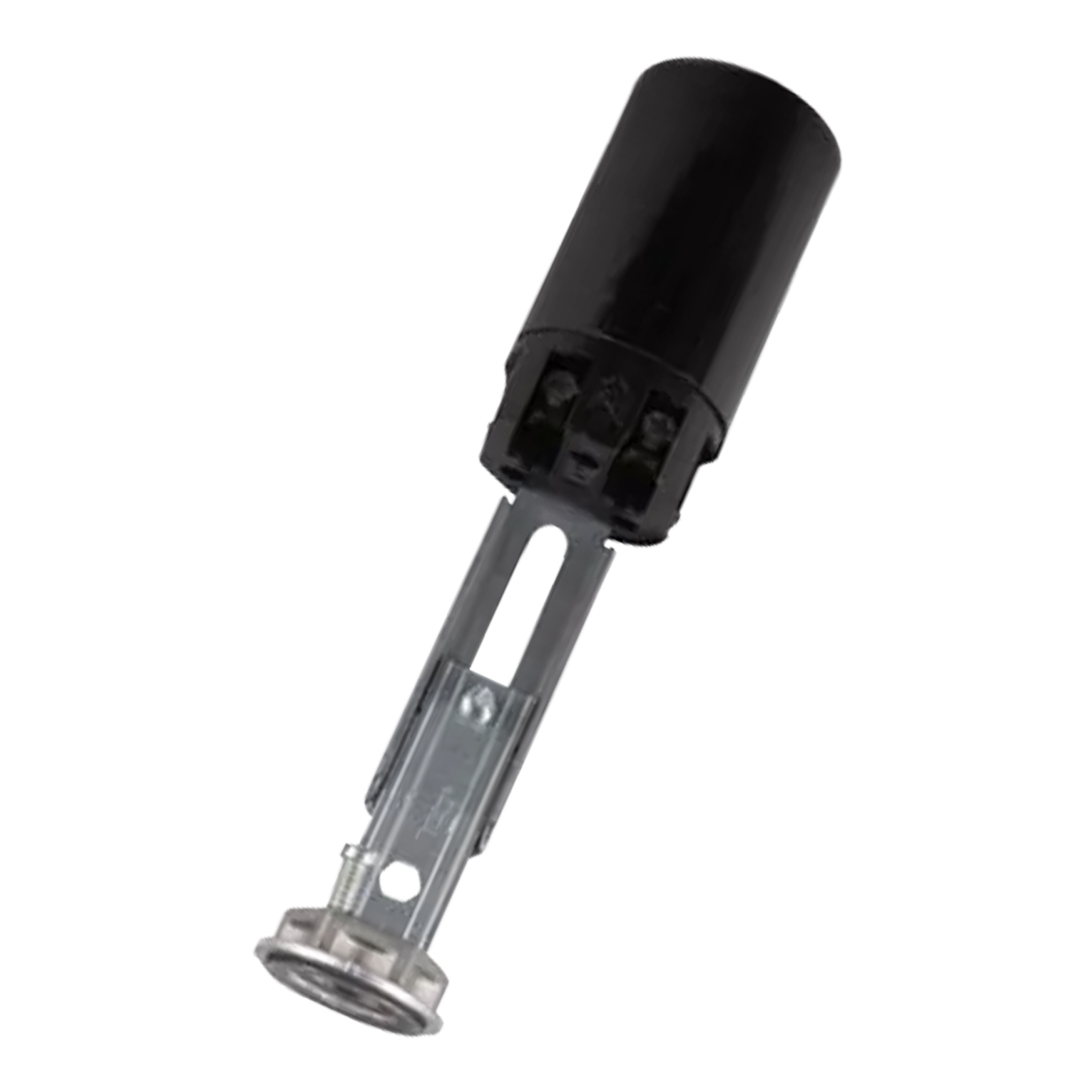 Candle Lampholder E14 Adjustable 120mm Black