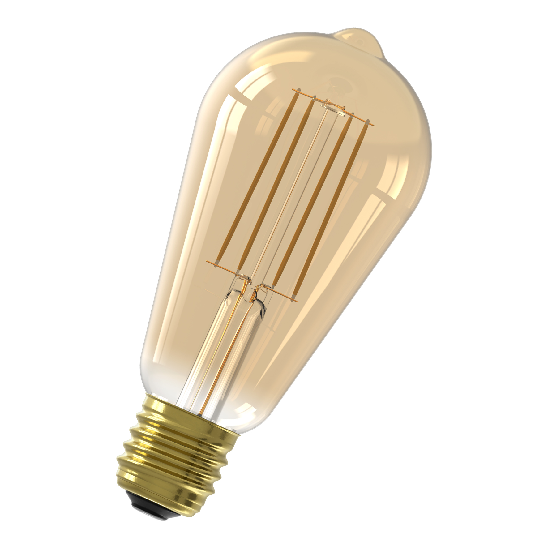 LED Fil Détecteur crépusculaire ST64 E27 4.5W (40W) 470lm 2100K Gold