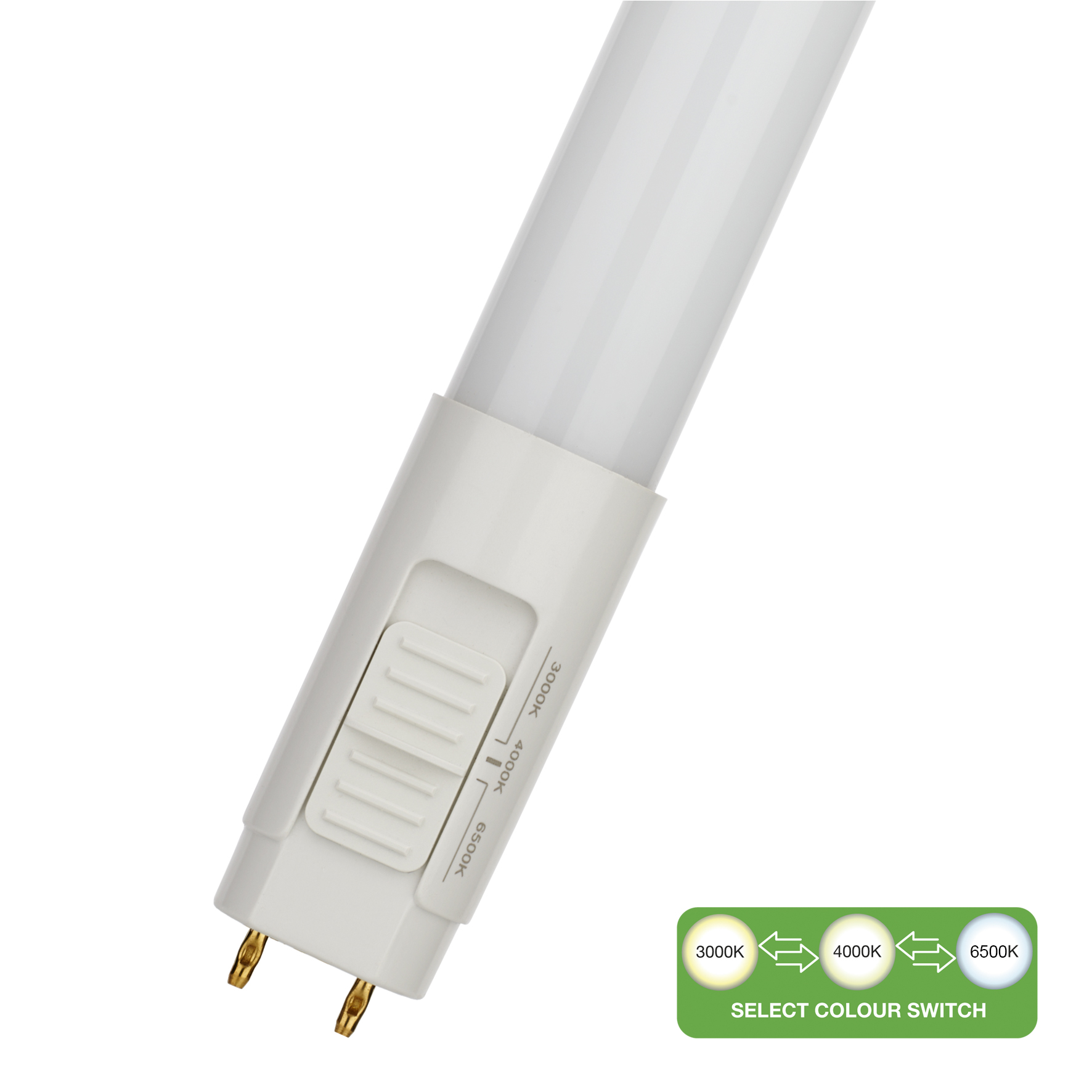 LED Ecoplus T8 Switch 1200 G13 18W (36W) 1980lm 830-865 EM+AC