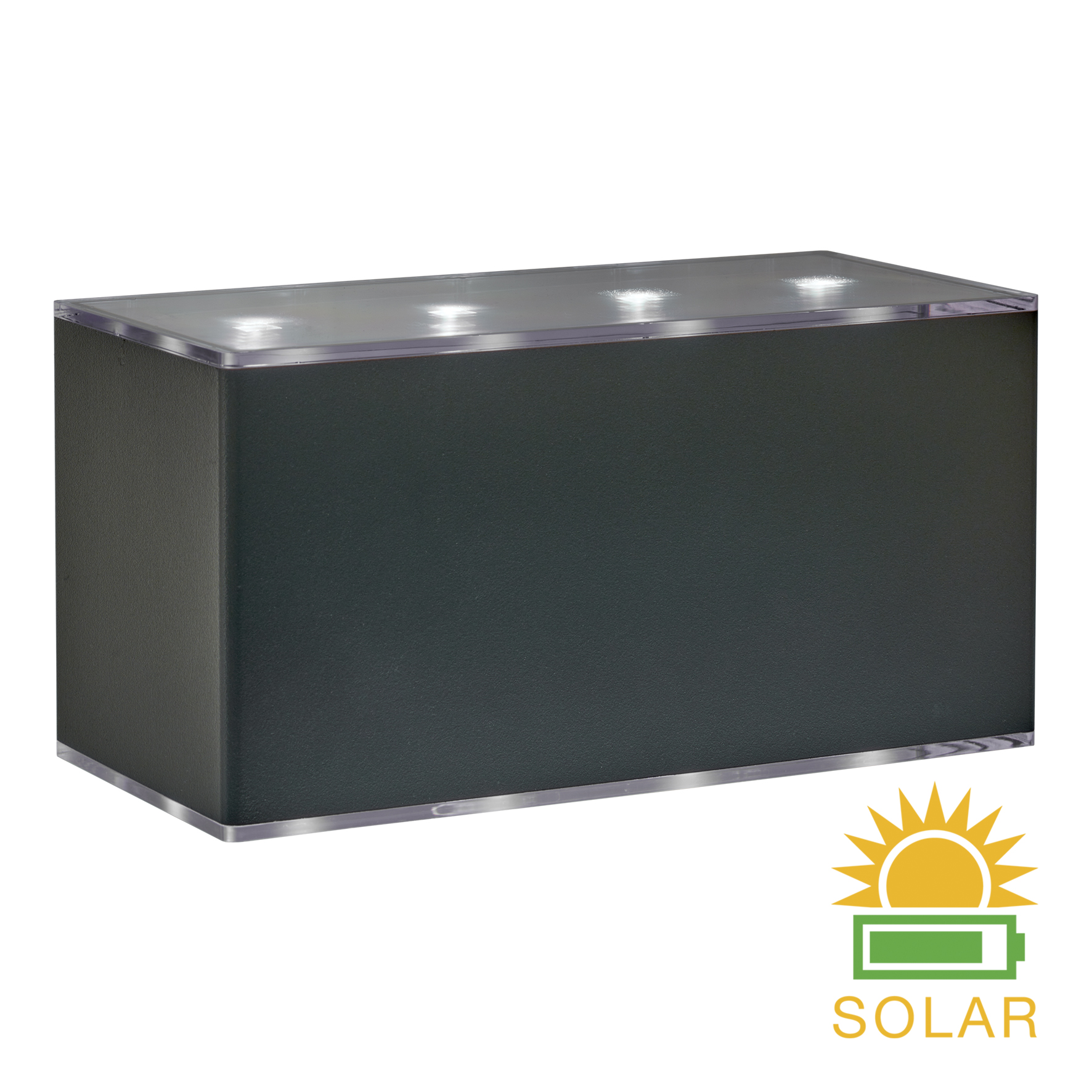 Solar LED Wall Light Up/Down 3000K 50lm IP65