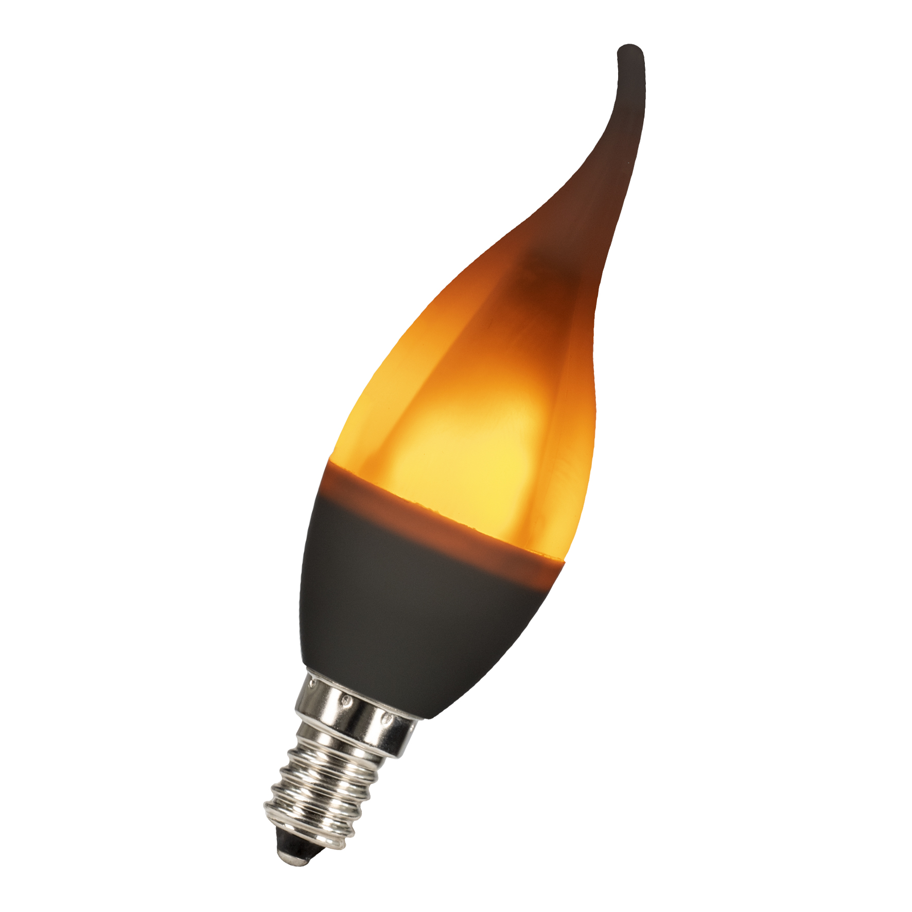 LED Flicker Flame C37 E14 1W 50lm 1800K