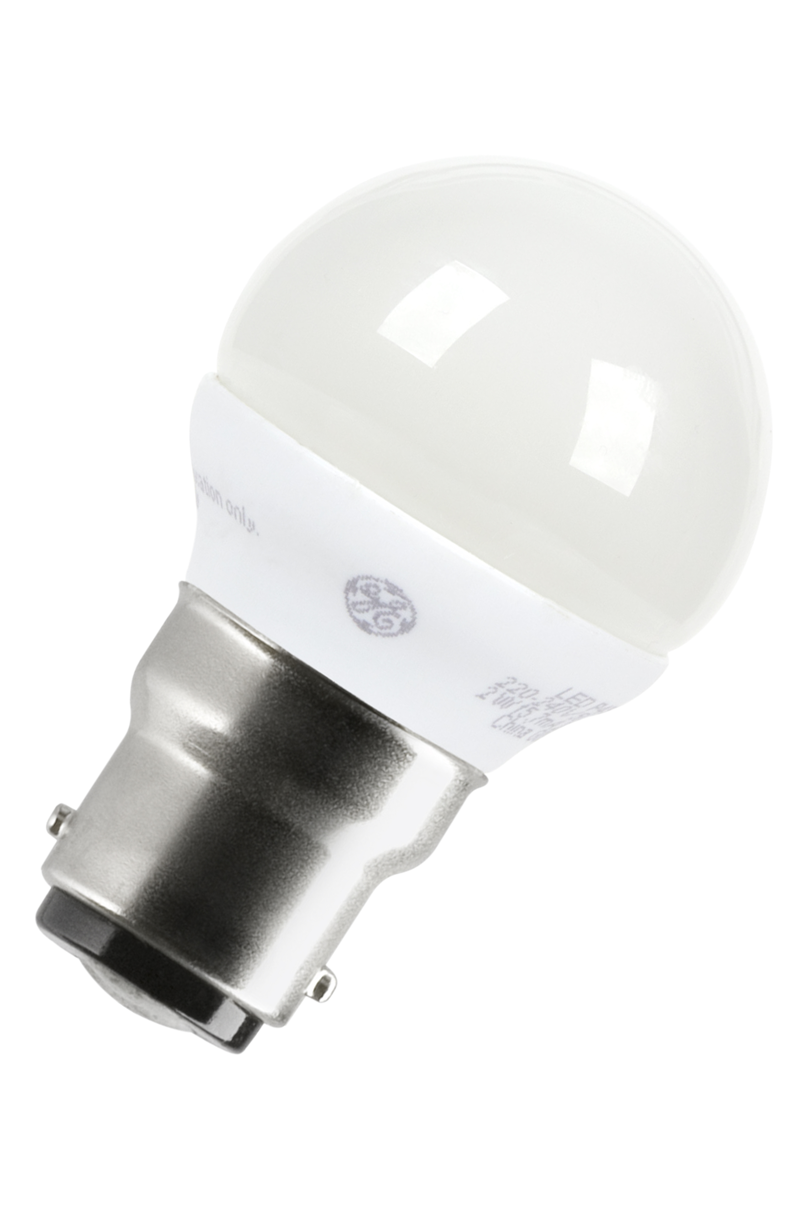 LED Ball B22d 240V 4.5W/827 Frosted Dimm