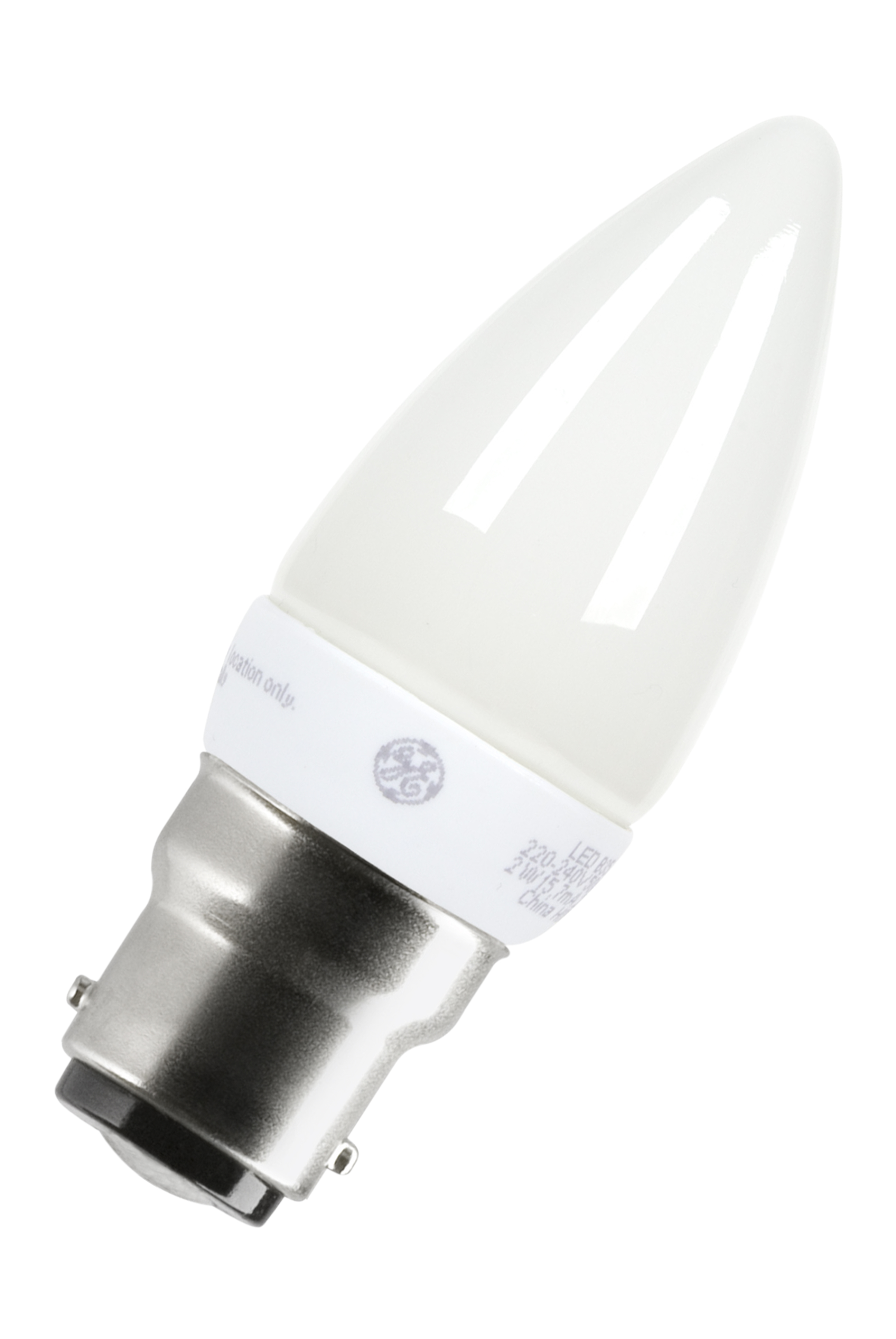 LED Candle B22d 240V 4.5W/827 Frosted Dimm