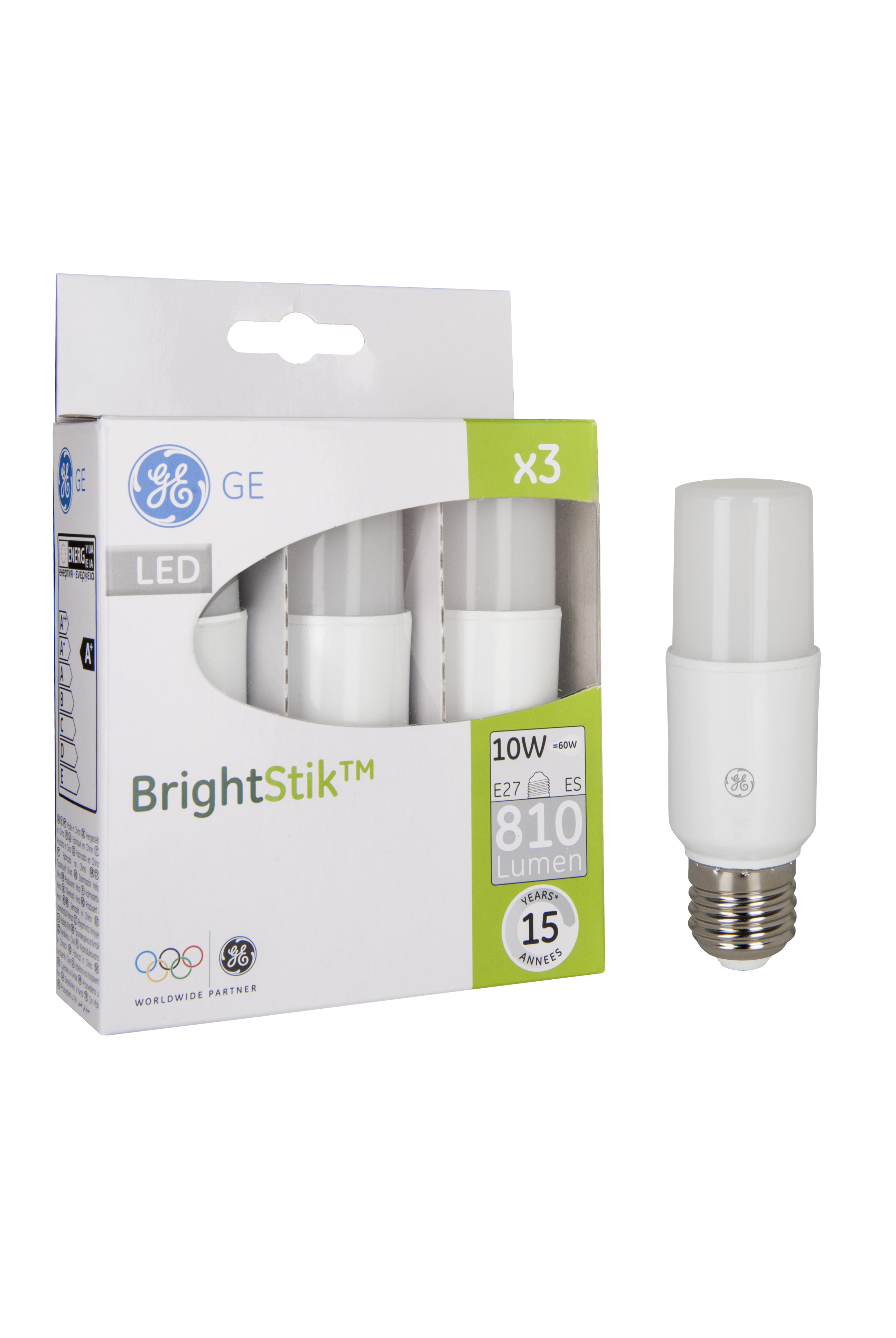 LED Bright Stik E27 100-240V 10W/840 Trio