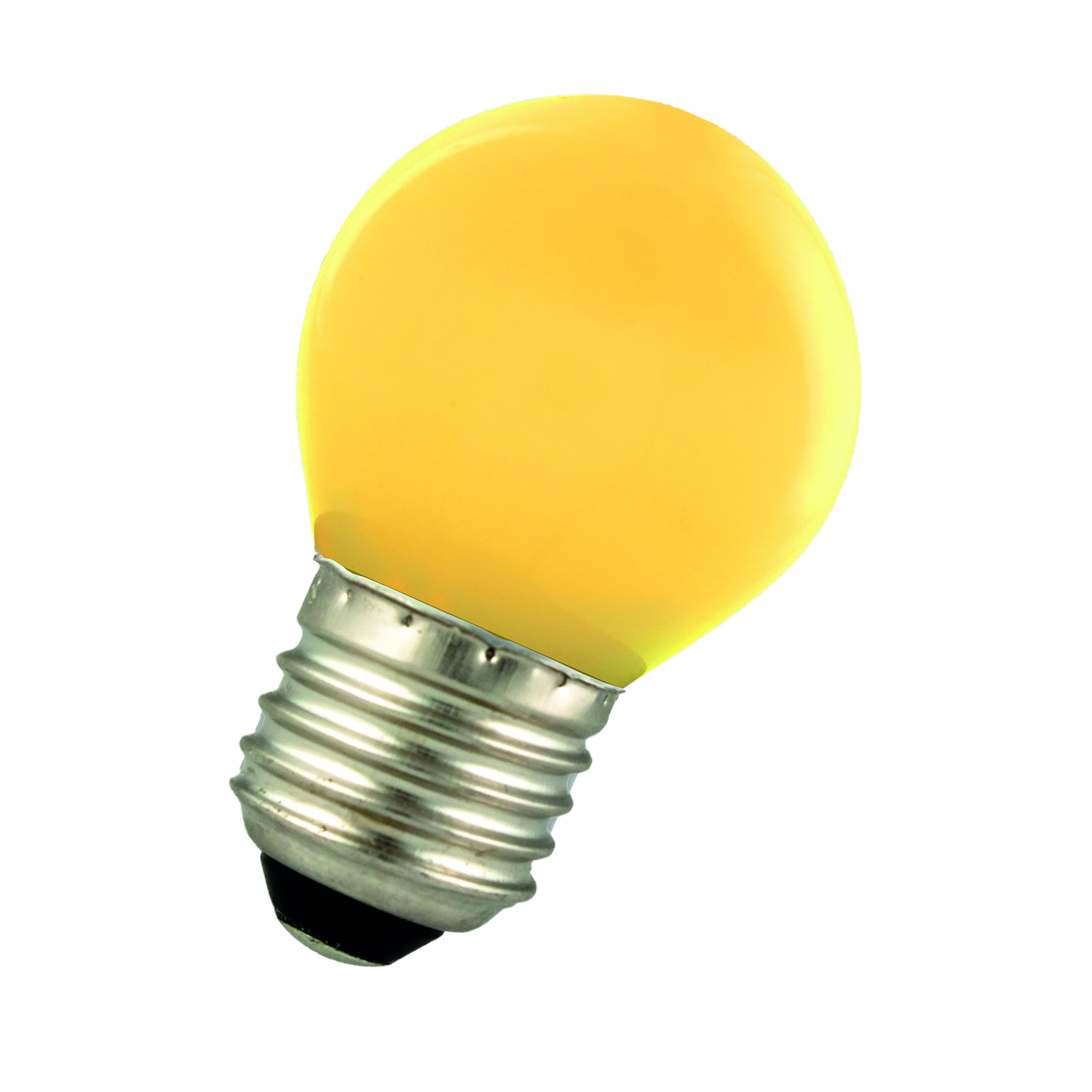 LED G45 E27 240V 1W Yellow