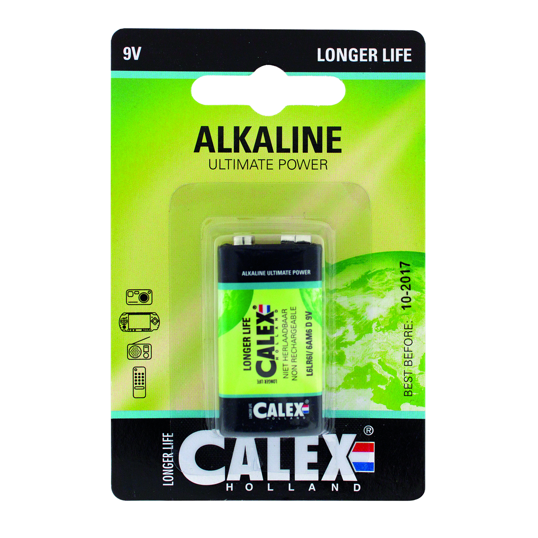 Alkaline Transitor-cell 6LRAlk61 9V blister 1pc