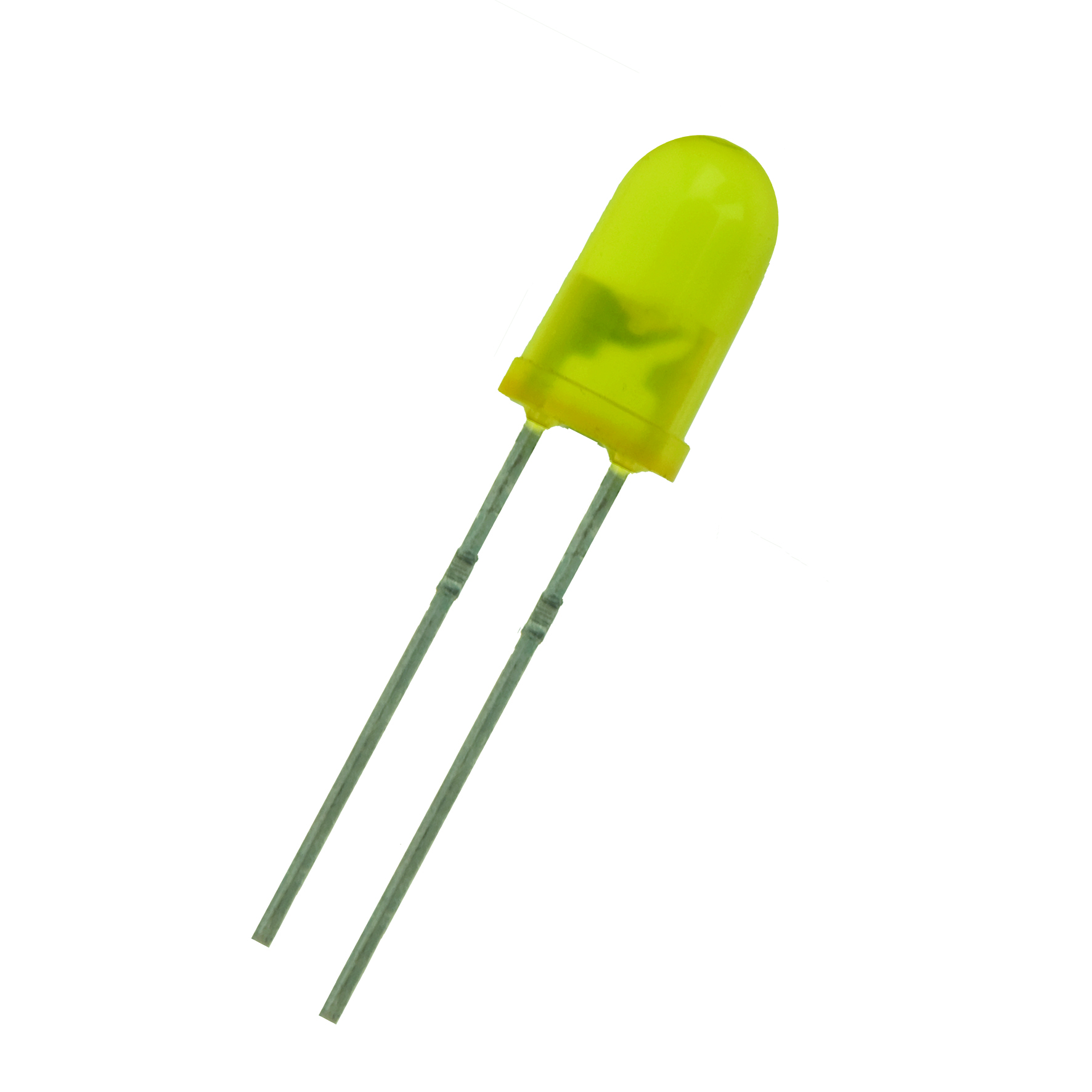 LED 5mm Yellow Diff Square 2.1V