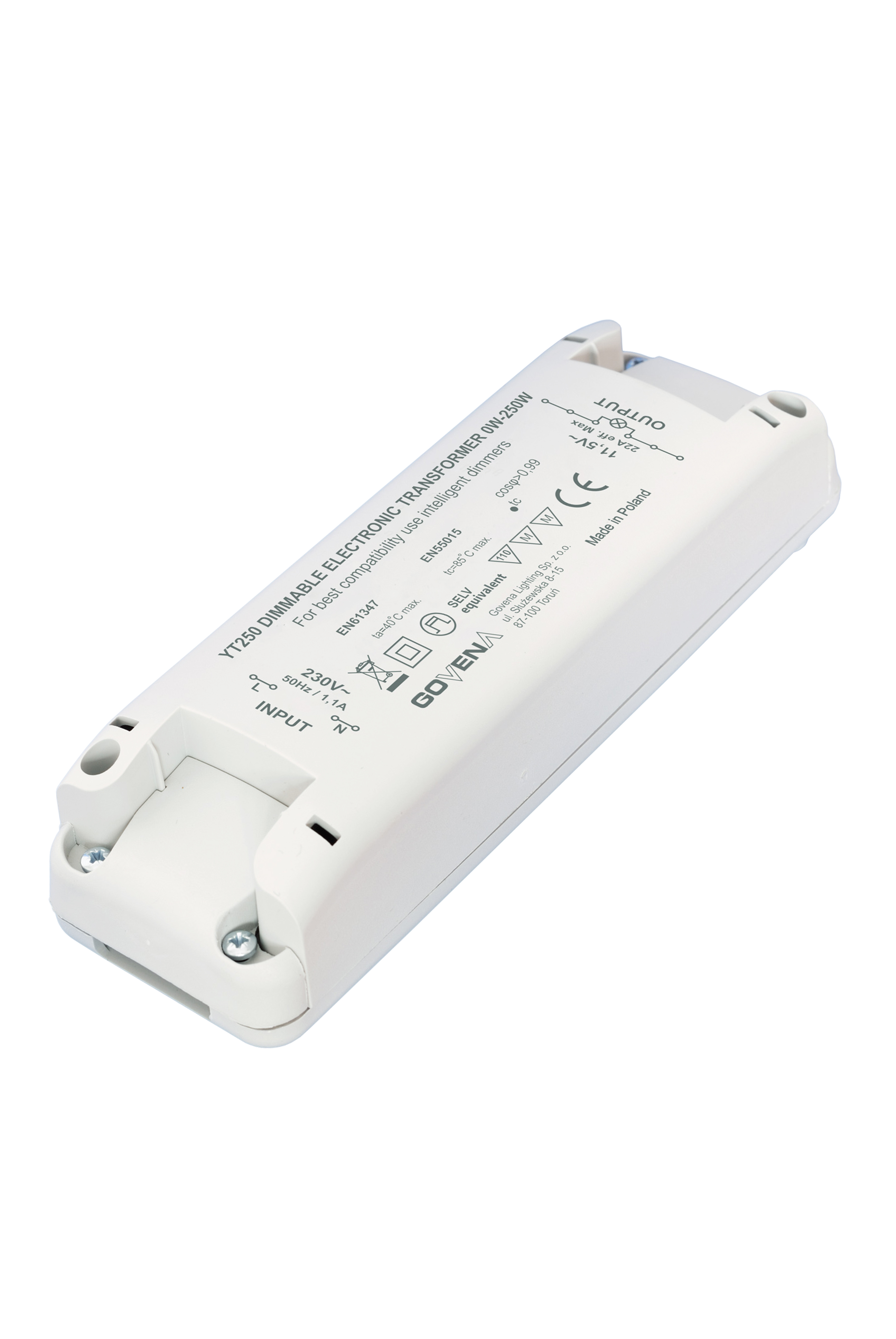 Halogèn/LED Transf. électronique 12V/AC 0-250W DIM